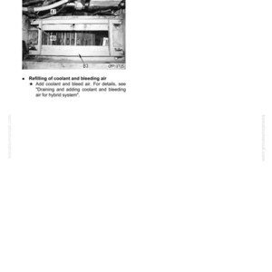 May include: Diagram from a manual showing the removal and installation of an inverter and capacitor assembly. The image includes a detailed view of a component with labels and instructions, including tool B3 and tightening bolts.