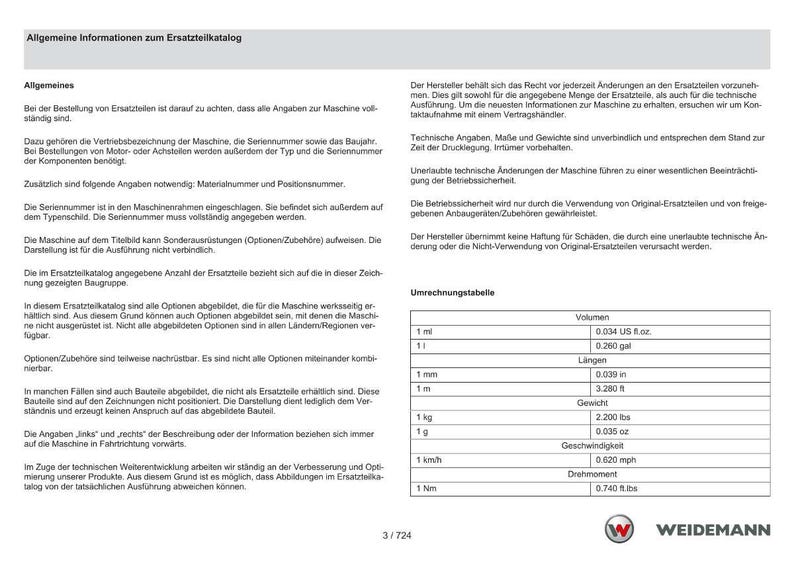 Weidemann 3070Cx60lp Wheel loader Parts Manual PDF | Illustrated Catalog | Instant Download image 3
