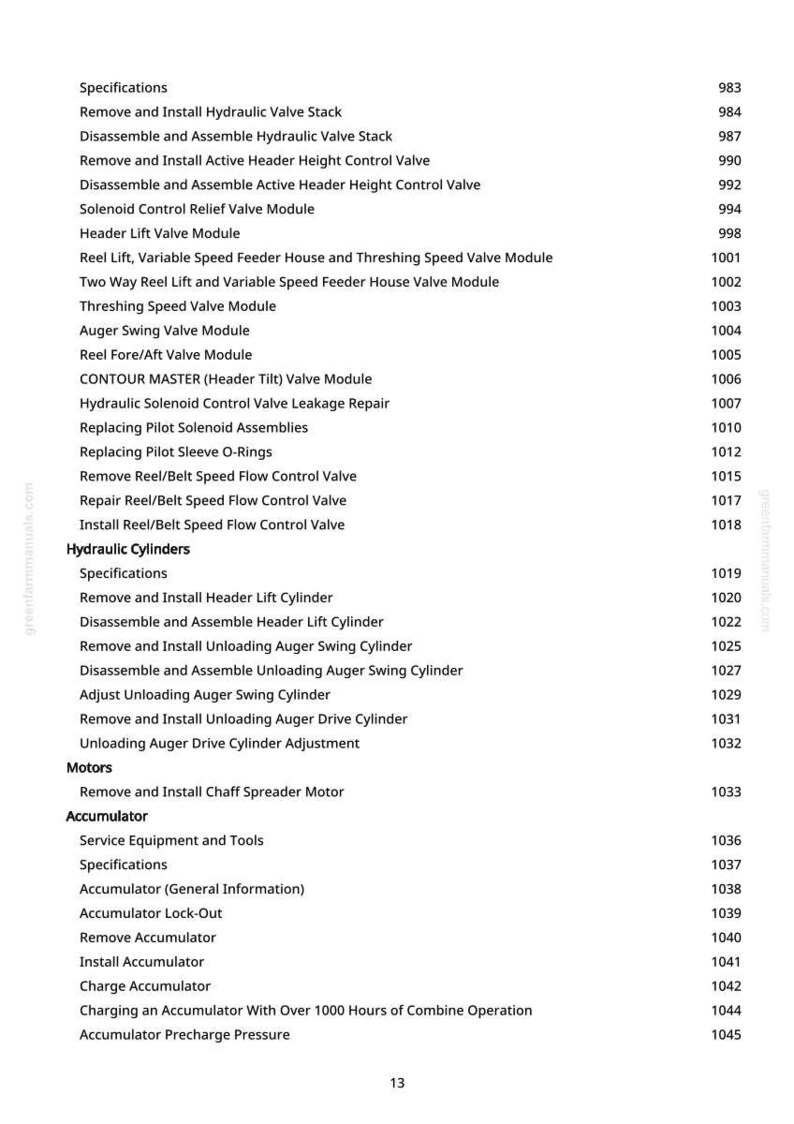 John Deere 9650 Cts skördetröska Teknisk manual PDF | Direkt nedladdning bild 9