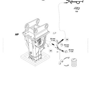 Komatsu JMHB370V-1 hydraulhammare servicemanual reparation verkstad PDF-nedladdning bild 5