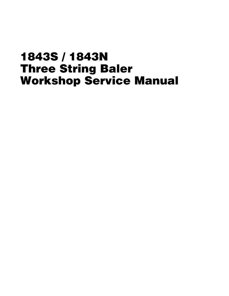 Manuel d'entretien de la presse à balles trois cordes Massey ferguson 1843S 1843n PDF | Atelier de réparation | Téléchargement instantané image 9