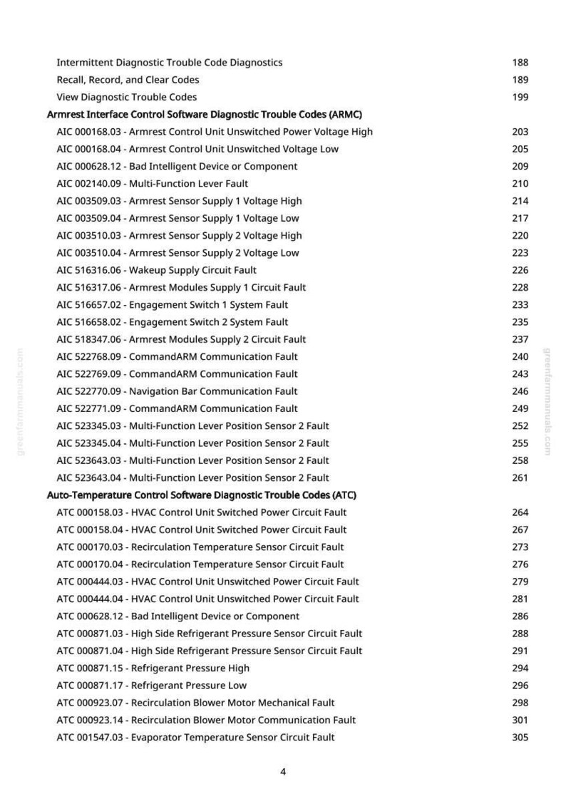 John Deere 410R, 412R, 612R, 616R självgående sprutor Diagnostikmanual Pdf | Direkt nedladdning bild 4