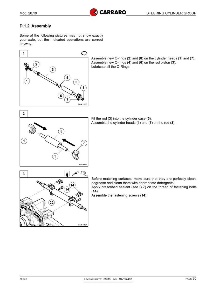 Fendt Carraro 20.19 Lenkachse Werkstatt-Handbuch PDF | Service Reparatur | Sofort Download Bild 5