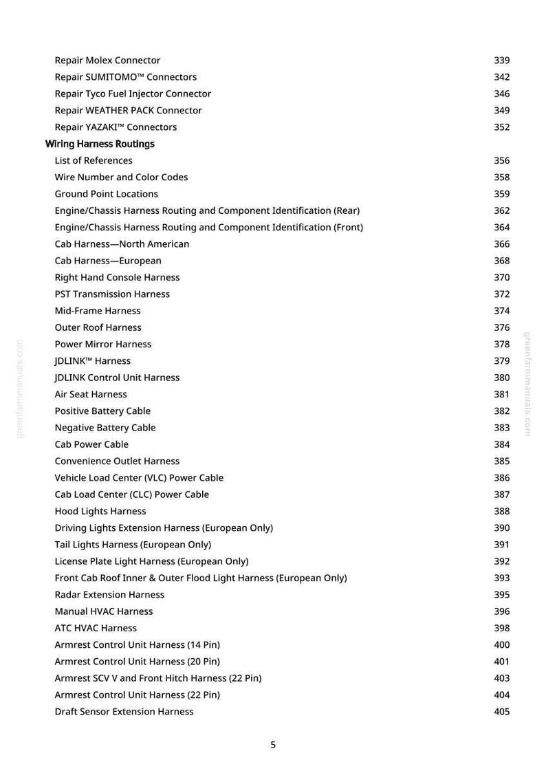 John Deere 8230T, 8330T, 8430T Tractor Repair Manual Pdf | Service Workshop | Instant Download image 7