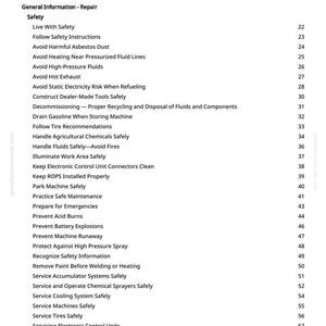 John Deere S100, S110, S120, S130, S140, S160, S170, S180 Lawn Tractor Technical Manual Pdf | Instant Download image 3