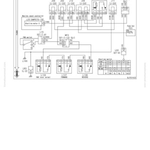 Puede incluir: Un diagrama esquem&aacute;tico detallado con el t&iacute;tulo "Troubleshooting" y el c&oacute;digo de error "D5ZHL6". El diagrama incluye varios componentes el&eacute;ctricos, etiquetados con c&oacute;digos y descripciones, como "Monitor panel controller" y "Starting switch". El diagrama es en blanco y negro.
