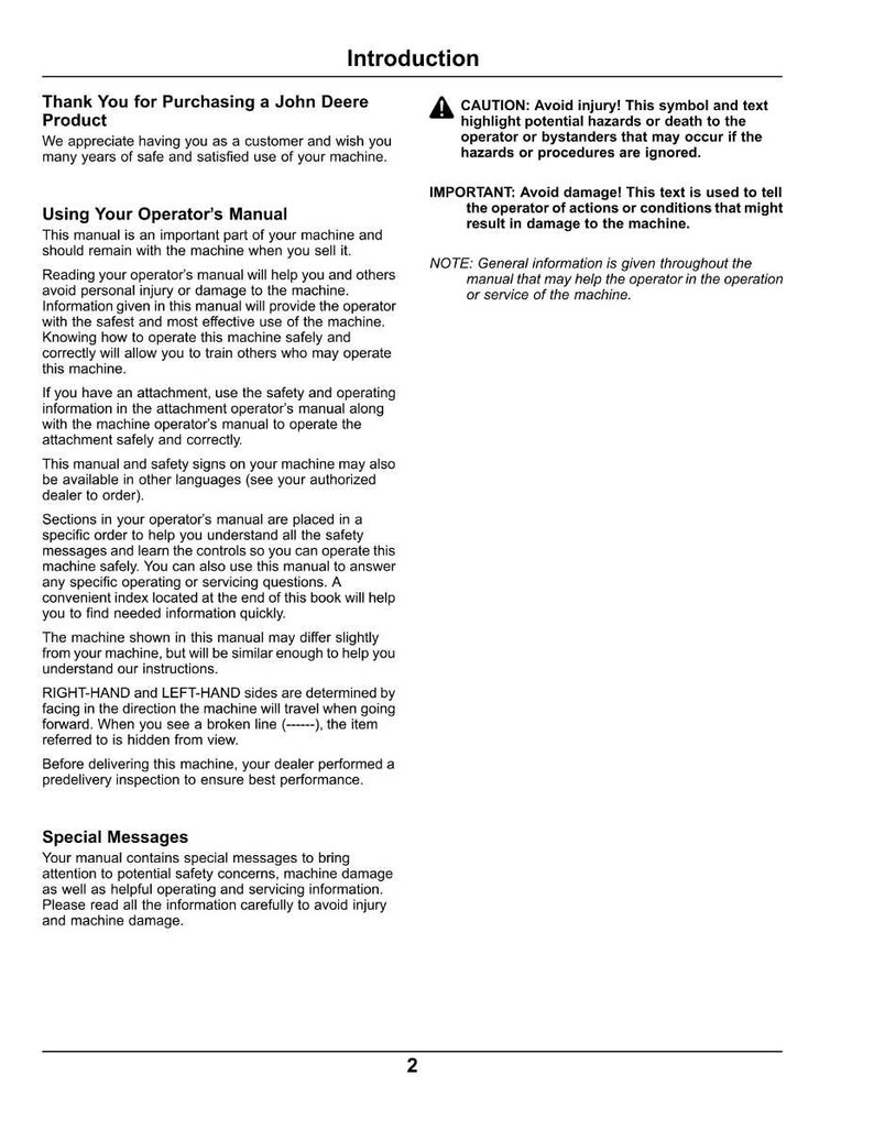 John Deere 2653B gräsklippare bruksanvisning PDF | Användarhandbok | Direkt nedladdning bild 4