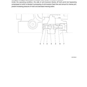 Op de afbeelding: Technisch diagram van een anti-inversieklep, met labels en verklarende tekst. De illustratie toont de componenten en operationele details van de klep, geschikt voor technische of mechanische documentatie.