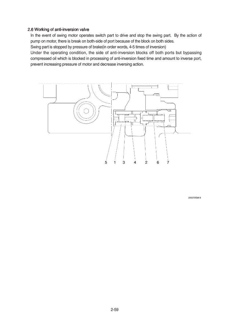 Op de afbeelding: Technisch diagram van een anti-inversieklep, met labels en verklarende tekst. De illustratie toont de componenten en operationele details van de klep, geschikt voor technische of mechanische documentatie.