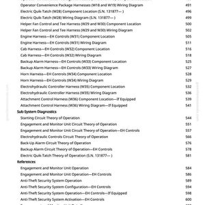 May include: A detailed page from a manual, listing various wiring diagrams and component locations for a vehicle. The text includes terms like "Controller Harness," "Wiring Diagram," and "Component Location." The page number is 8.