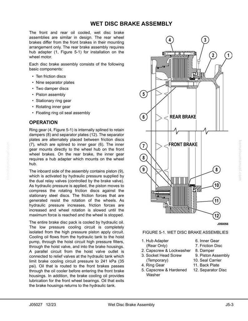 Komatsu 930E-4 Dumper Servicehandbok Reparation Verkstad PDF Ladda ner bild 8
