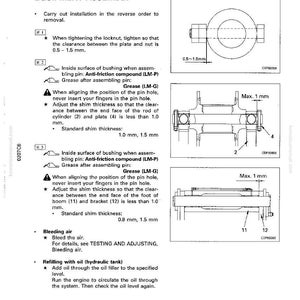 Komatsu PC300-6 PC300LC-6 Anpassad Grävmaskin Servicemanual bild 10