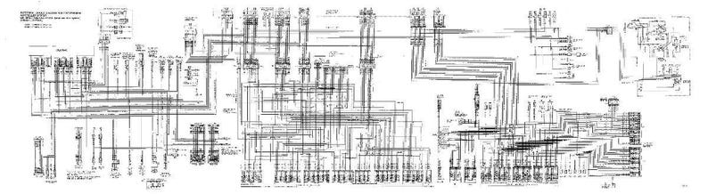 May include: A detailed black and white schematic diagram, likely an electrical or mechanical blueprint. The diagram features numerous lines, symbols, and labels, creating a complex and technical visual representation.