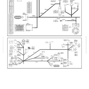 May include: Two detailed electrical diagrams with black lines and various symbols on a white background. The diagrams include multiple connectors, relays, and other electrical components, with labels and reference numbers. The number 894 is at the bottom.