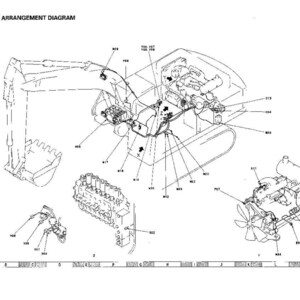 Komatsu PC300-6 PC300LC-6 Anpassad Grävmaskin Servicemanual bild 11