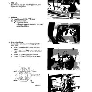 Komatsu WA600-1 Hjullastare Servicemanual Reparation Verkstad PDF Ladda ner bild 10