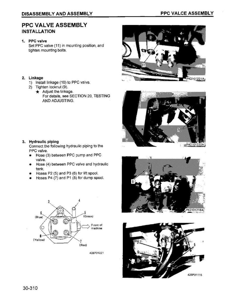 Komatsu WA600-1 Hjullastare Servicemanual Reparation Verkstad PDF Ladda ner bild 10