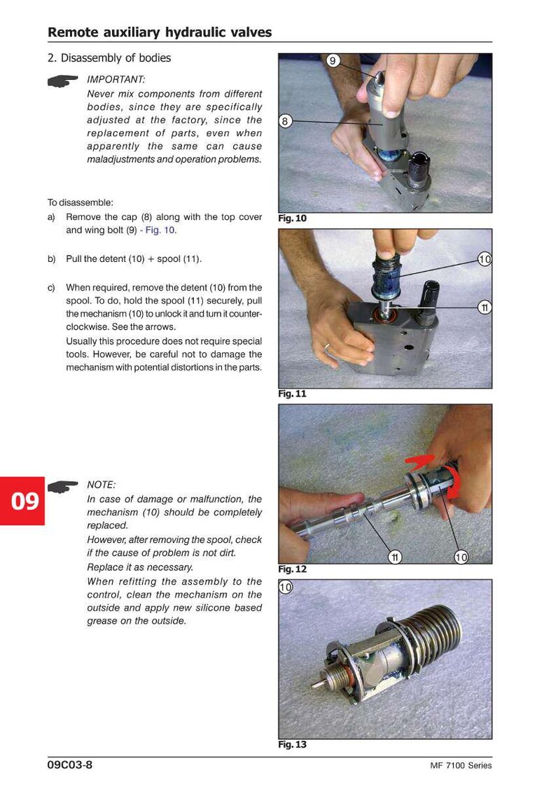 Massey ferguson 7100 Series 4wd 7140 7180 Tractor Service Manual PDF | Workshop Repair | Instant Download image 9