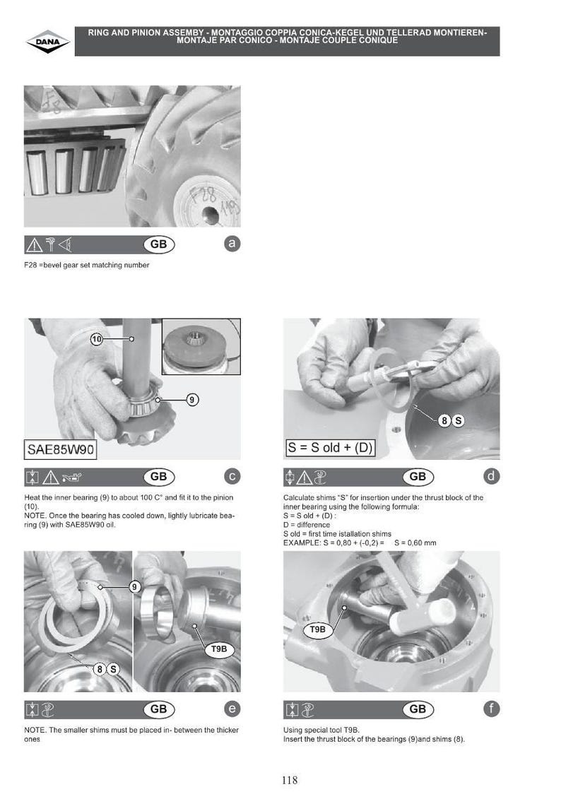 Dana 708 110 Steering axle Workshop Manual PDF | Service Repair | Instant Download image 9