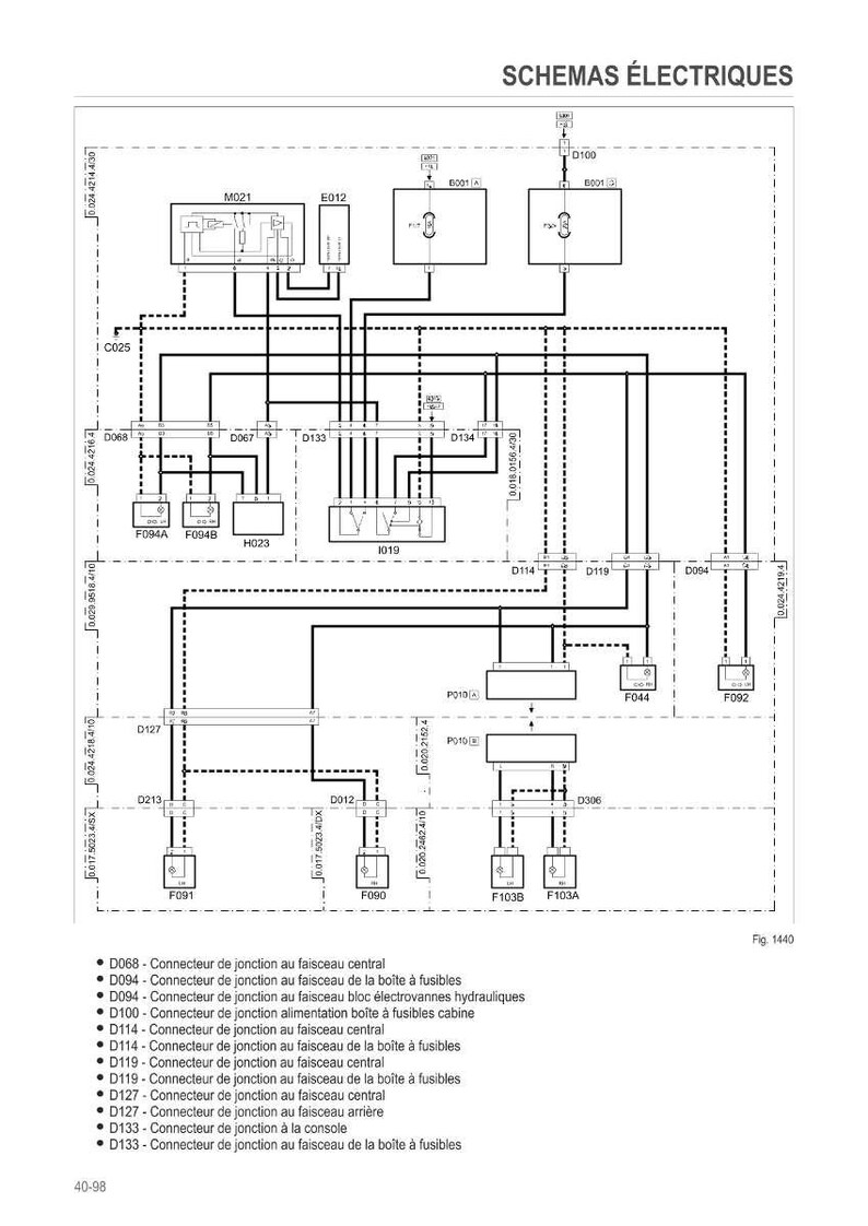 May include: Diagram of electrical schematics with various components and wiring. The diagram includes text labels and reference numbers, with a legend at the bottom. The image is a technical illustration.