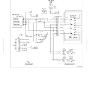 May include: A detailed circuit diagram related to the PC-EPC solenoid, featuring various components like fuses, relays, and connectors. The diagram includes labels and arrows, illustrating the flow of electrical signals within the system. The diagram is for troubleshooting purposes.