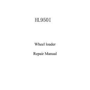 HYUNDAI HL950I Wheel Loader Service Manual | PDF | Instant Download image 1