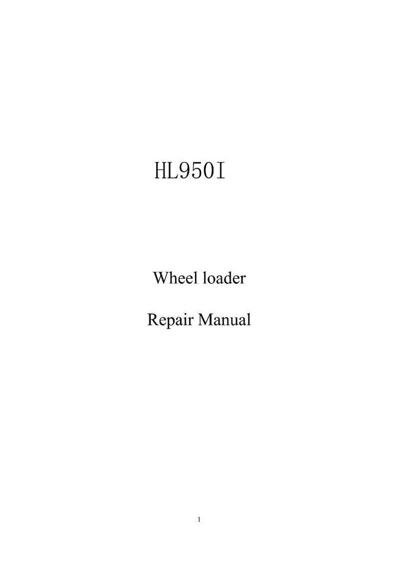 HYUNDAI HL950I Wheel Loader Service Manual | PDF | Instant Download image 1