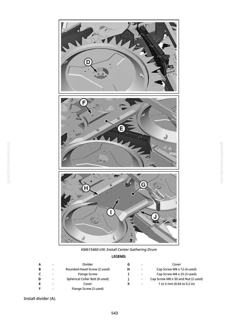 Teknisk manual för John Deere 460Pro, 475Pro, 490Pro skördeaggregat i PDF-format | Direkt nedladdning bild 10