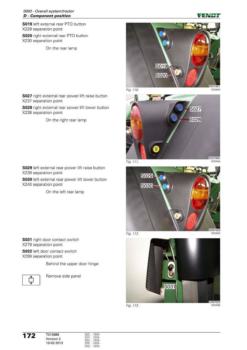 Fendt 300 Vario scr stage 3b Tractor Workshop Manual PDF | Service Repair | Instant Download image 3