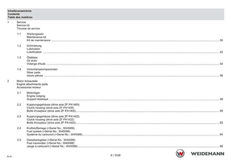 Weidemann 3080 Wheel loader Parts Manual PDF | Illustrated Catalog | Instant Download image 9