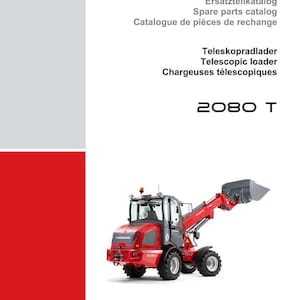 Weidemann 2080 T Telescopic loader Parts Manual PDF | Illustrated Catalog | Instant Download image 2