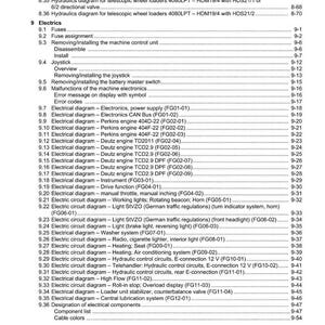 Weidemann 3080Lp 3080lpt 4080lp 4080lpt Wheel loader Service Manual PDF | Workshop Repair | Instant Download image 9