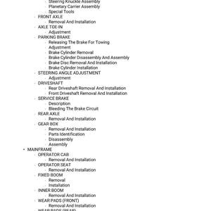 Massey ferguson Mf9407t mf9407h Telescopic handler Service Manual PDF | Workshop Repair | Instant Download image 7