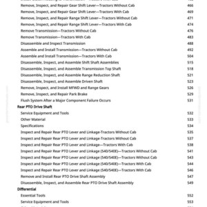 Manual de diagnóstico de tractores John Deere 5320N, 5420N, 5520N en formato PDF / Descarga instantánea imagen 7