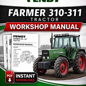Manuale d'officina per trattori Fendt Farmer 310 e 311 in formato PDF / Assistenza e riparazione / Download immediato immagine 2