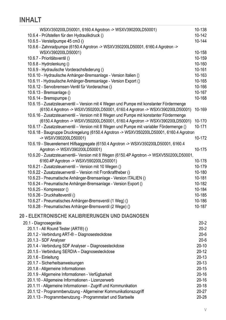 Deutz-Fahr Traktor Agrotron 6150.4 / 6150.4P, 6160.4 / 6160.4P Werkstatthandbuch | Omedelbar PDF-nedladdning bild 4