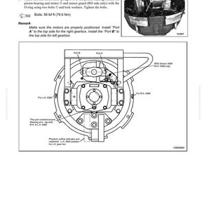 May include: Diagram of an AWD gearbox assembly with detailed instructions for disassembly and assembly. Includes a close-up photo of the gearbox components and labeled diagrams with measurements in lbf ft and Nm.