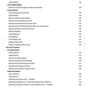 John Deere 9660 Cts Självgående Skördetröska Teknisk Manual Service PDF Verkstad Nedladdning bild 6