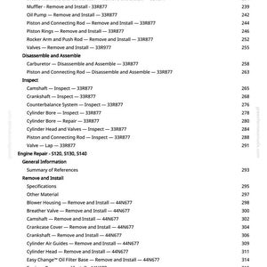 John Deere S100, S110, S120, S130, S140, S160, S170, S180 Lawn Tractor Technical Manual Pdf | Instant Download image 5