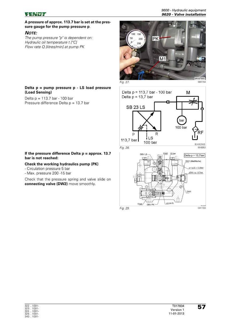 Fendt 300 Vario scr stage 3b Tractor Workshop Manual PDF | Service Repair | Instant Download image 11