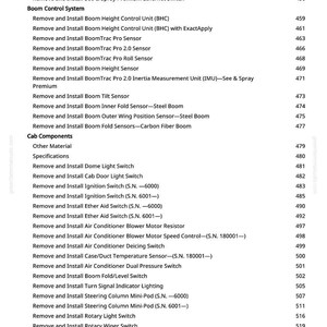 May include: A detailed list of installation and removal instructions for various components, including sensors, switches, and control units. The text is in black font on a white background, with a numbered list format. The page number is visible at the bottom.