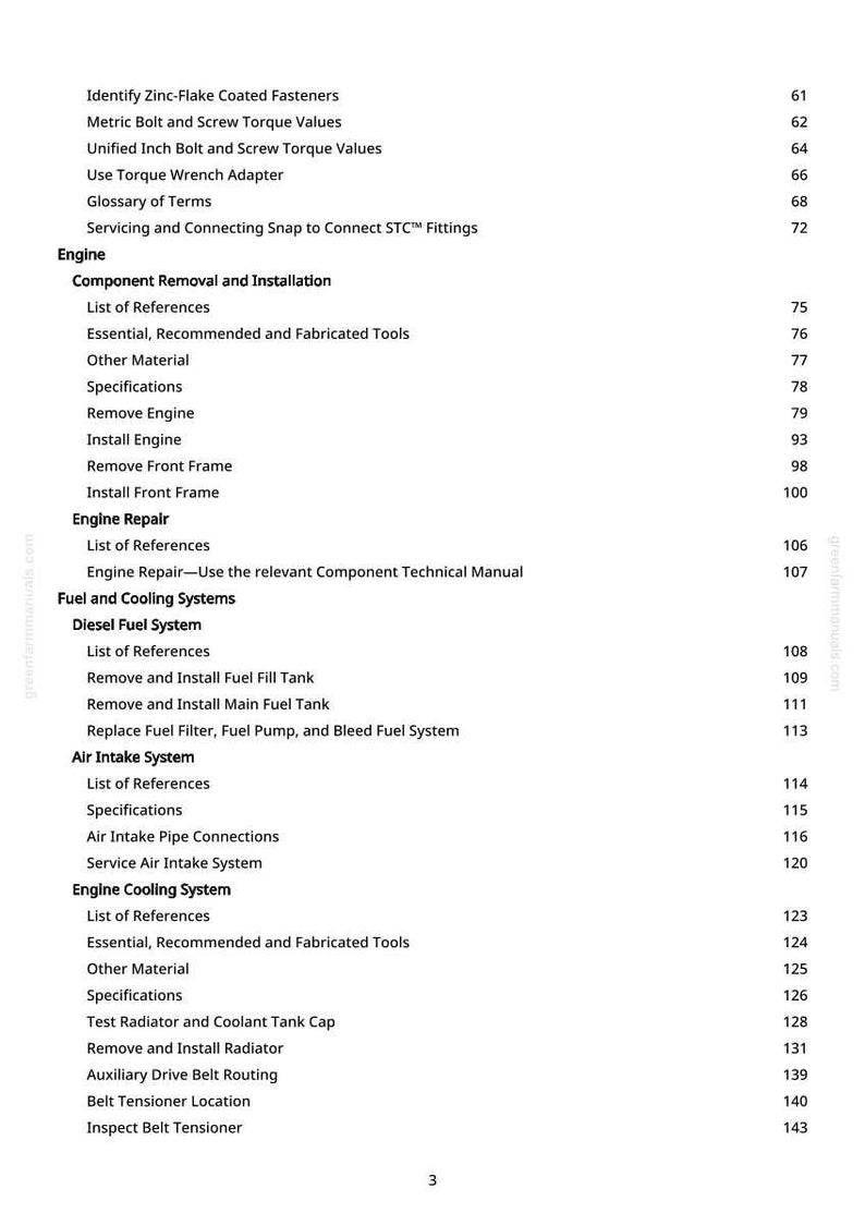 John Deere 8230T, 8330T, 8430T Tractor Repair Manual Pdf | Service Workshop | Instant Download image 5