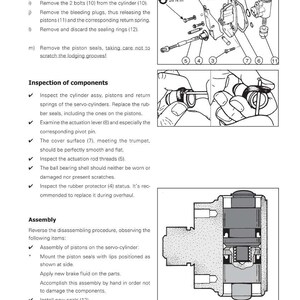 Puede incluir: Una p&aacute;gina de un manual de taller para tractores de la serie 5300, con diagramas e instrucciones para el mantenimiento del eje trasero. El manual incluye ilustraciones detalladas de los componentes, los pasos de montaje y los procedimientos de inspecci&oacute;n.