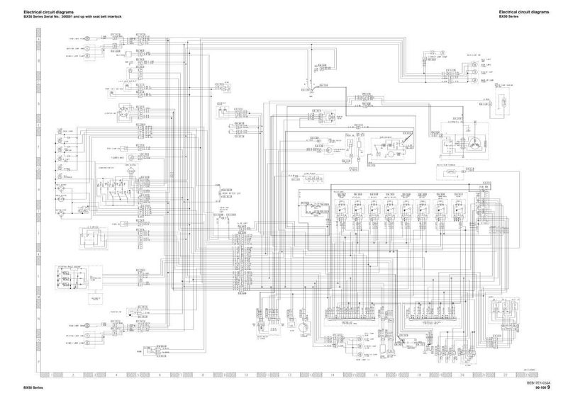 May include: A complex electrical circuit diagram for the 8530 Series, showing a network of lines, symbols, and components. The diagram is labelled with text and is set against a white backdrop. The image includes the text "Electrical circuit diagrams" and "8530 Series".