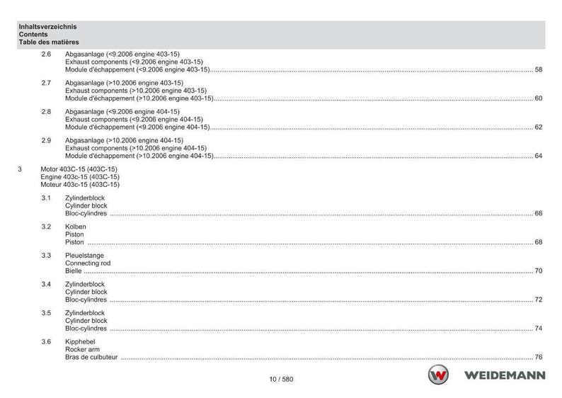 Weidemann 1240Cx35 Radlader Teile-Handbuch PDF | Illustrierter Katalog | Sofort Download Bild 10
