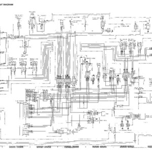 May include: A detailed electrical circuit diagram with numerous lines, symbols, and components, rendered in black and white. The text "ELECTRICAL CIRCUIT DIAGRAM" is at the top. The diagram appears to be for an automotive or industrial application.