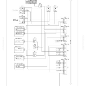 Op de afbeelding: Een gedetailleerd stroomdiagram met betrekking tot een neutraal relais, met tekst waaronder "FAILURE CODE [D191KY]" en "40 TROUBLESHOOTING". Het diagram bevat verschillende componenten, lijnen en labels, met een witte achtergrond.