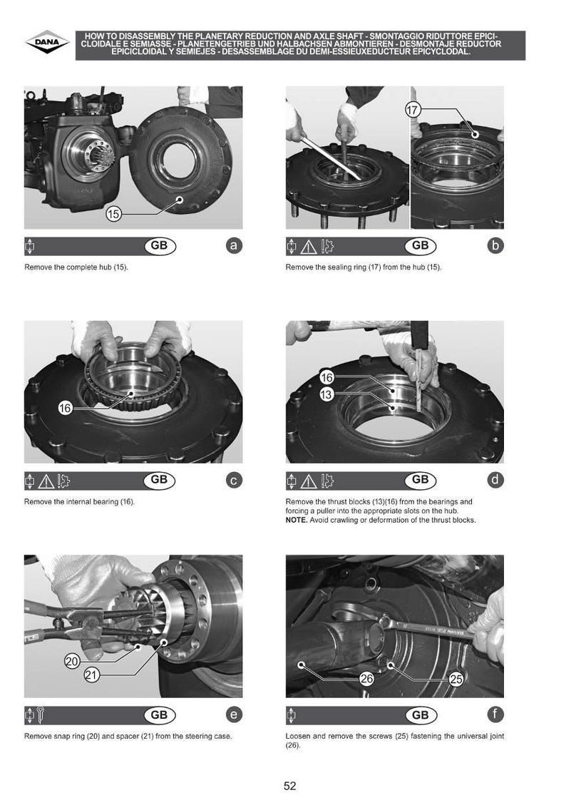 Dana 970 Steering axle Workshop Manual PDF | Service Repair | Instant Download image 3