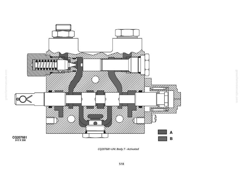 May include: Detailed technical diagram of a mechanical component, likely a valve or similar device. The cross-sectional view reveals internal mechanisms, including springs, pistons, and passages. The diagram is labeled with "CQ207681" and dimensions.