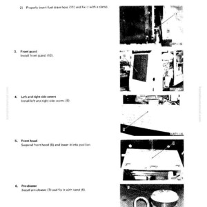 Komatsu EG-serie II motor servicehandbok reparation verkstad PDF bild 8
